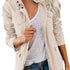 Leichte Damen Parka Jacke | Boyfriend Cut mit Stehkragen